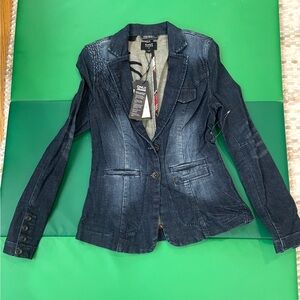 ONLY Women's Dark Denim Blazer